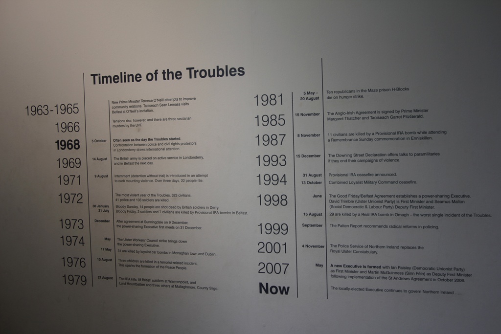 Timeline of The Troubles